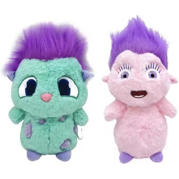 2 Szt. 25 Cm Bibble Pluszowe Zabawki Bibble Pluszowe Urocze MięKkie Wypchane Anime Dekoracja Pokoju Domowego Lalki Dla Dziecka Prezent Urodzinowy-image