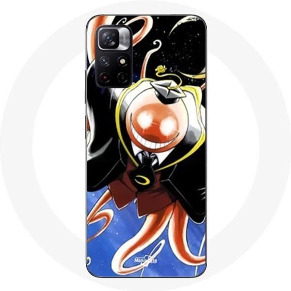 Funda - Maniacase - Redmi Note 11 5G - Koro Sensei - Flexible - Anime - Blanco-image