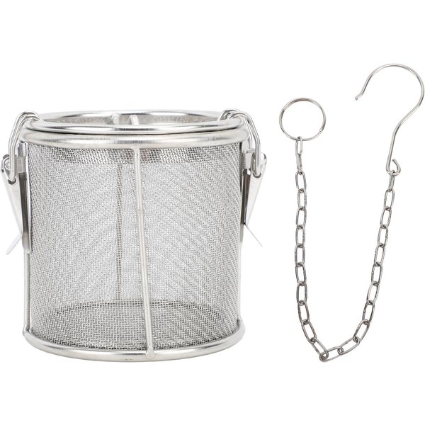 Colador De Especias Condimentos De Acero Inoxidable Filtro De Especias Colador De Té Con Gancho De Cadena Extendida Fino M(59Cm / 23.2In Long)-image