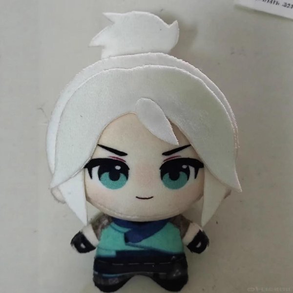 10 Cm Pluszowa Lalka Valorant Jett Urocza Pluszowa Zabawka Joon-Hee Pluszowy Prezent Urodzinowy Ozdoba Do Plecaka Brelok 10CM-image
