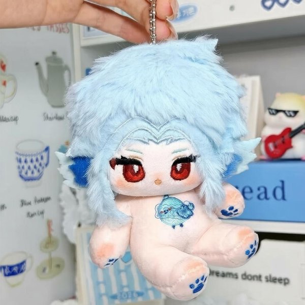 MuñEco De Peluche Pantalone De Genshin Impact De 10 Cm Colgante Mini Regrator Peluche Juguete Llavero Il Dottore MuñEco Relleno Amigo Fans Regalo De Navidad 10CM No Skeleton-image
