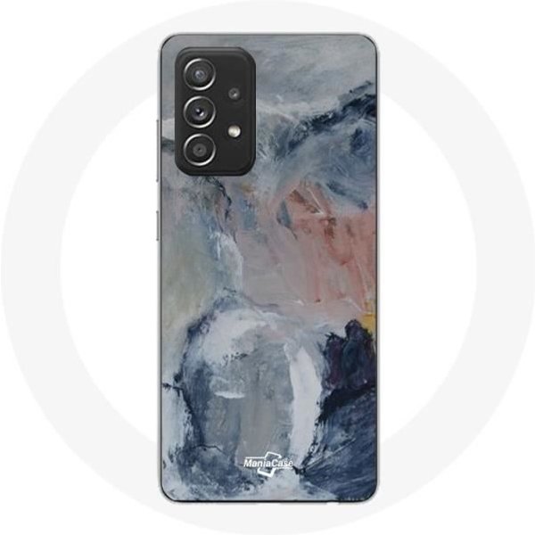 Funda Para Samsung Galaxy A33 5G - Maniacase - Textura Abstracta - Silicona - Flexible - Gris Gris-image