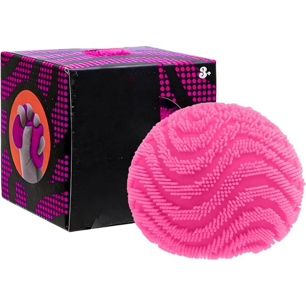 Nee Doh PiłEczka Fuzz Squishy PiłEczka Antystresowa, Powoli PodnosząCa Zabawka Fidget Z Pianki Memory, Idealna Dla DorosłYch Do ŁAgodzenia LęKu I Stresu RóżOwy-image
