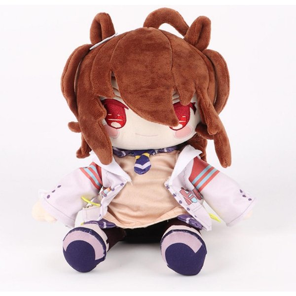 Kawaii Maskotki Uma Musume Postać Z Anime Pretty Derby Agnes Tachyon Pluszowa MięKka Wypchana Lalka Kolekcjonerski Prezent Na Urodziny BożE Narodzenie 25Cm-image
