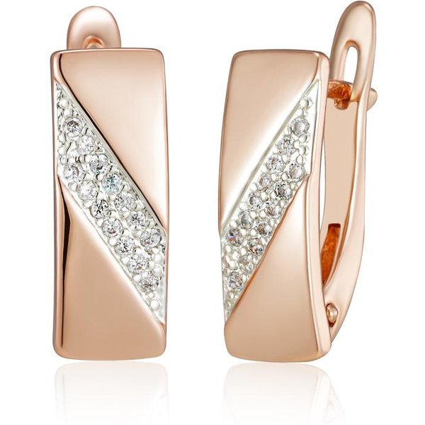 Pendientes Cuadrados Anchos De Moda Para Mujer Color Oro Rosa Mezcla De Colores Circonita Natural Pendientes Ingleses JoyeríA ÉTnica Para Novia-image