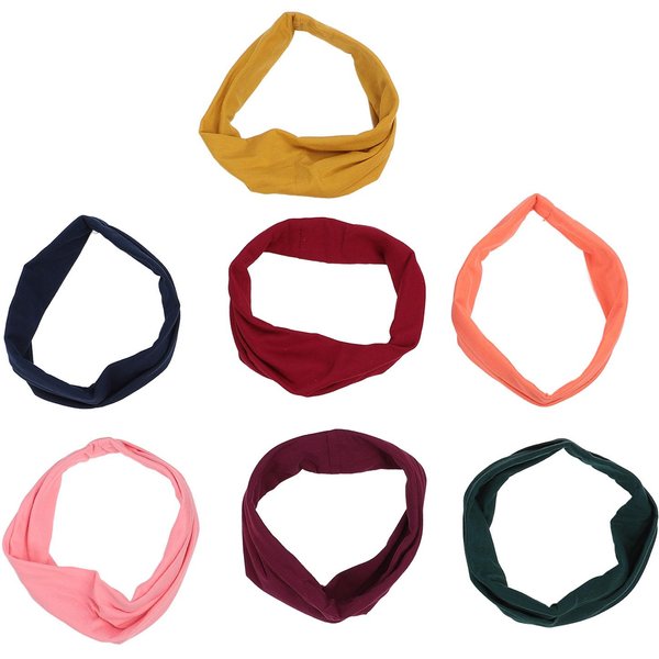 7 Piezas Diademas De Fitness Unisex Deportivas Para Correr Sudaderas EláSticas Deportivas Diadema Brown-image