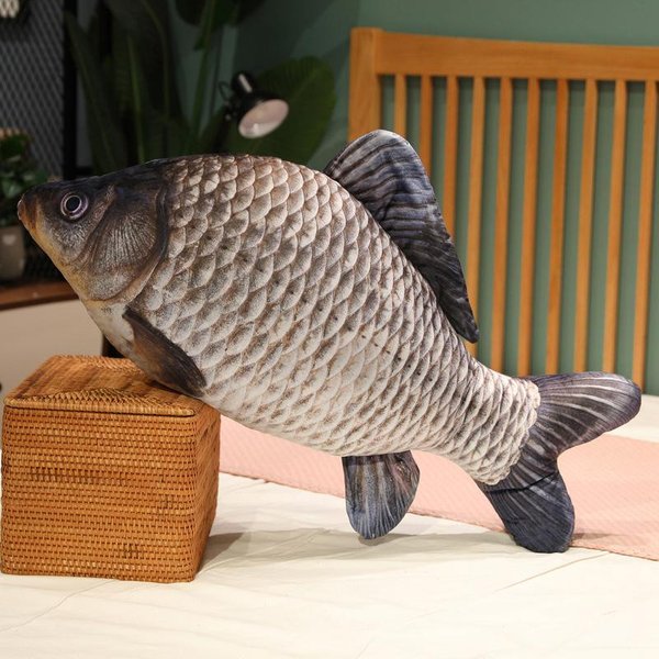 30Cm Symulacja Zabawne Ryby Pluszowe Zabawki Wypchane MięKkie Zwierzę Karpiusz Pluszowa Poduszka Kreatywna Poduszka Do Spania Dla Dzieci Dziewczynki BożE Narodzenie Prezent 30Cm-image