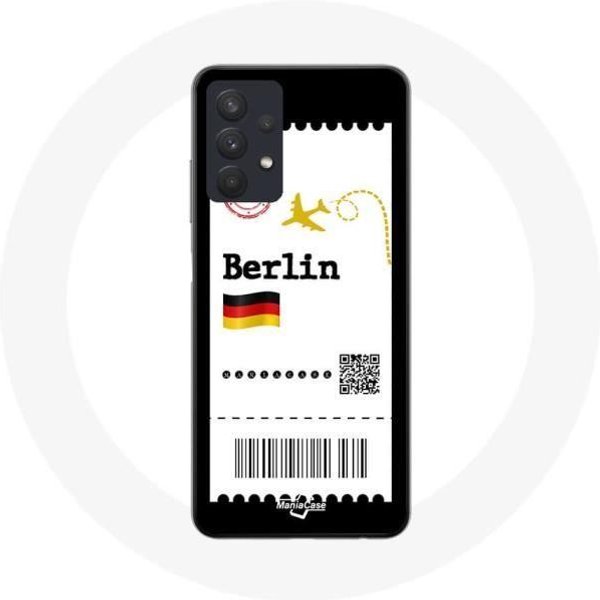Funda - Samsung - Galaxy A32 4G - Flexible - Billete De AvióN - Blanco-image