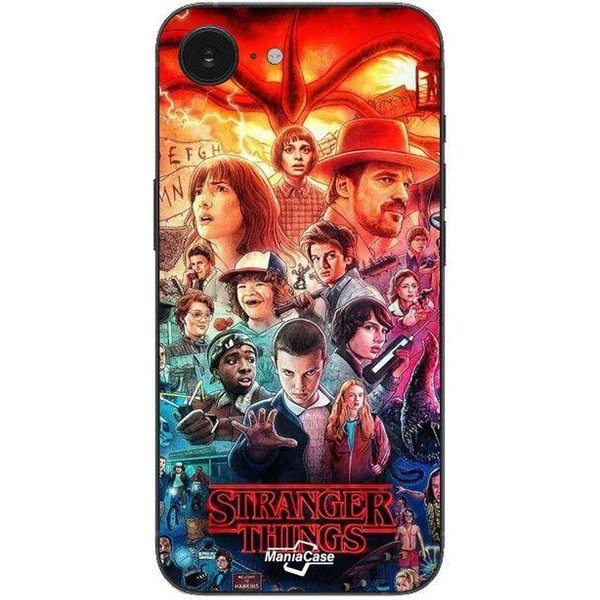 Etui Maniacase Na Iphone 16E Stranger Things Serial Sezon 4 Czarny-image