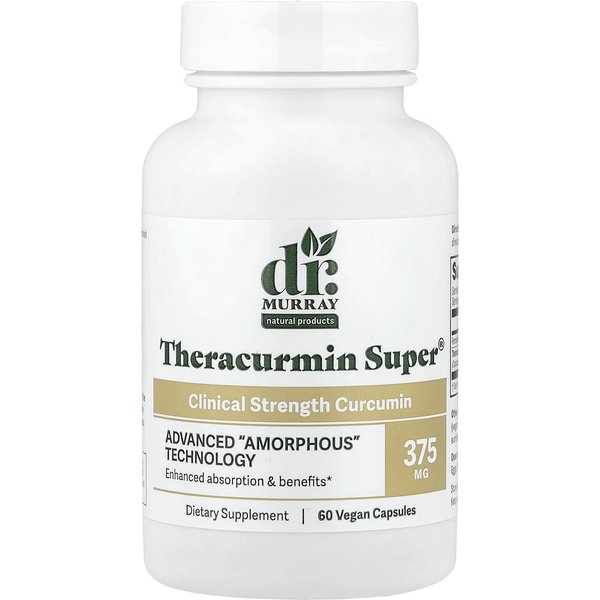 Dr. Theracurmin Super® De Murray, CúRcuma ClíNicamente Eficaz, 60 CáPsulas Vegetales-image