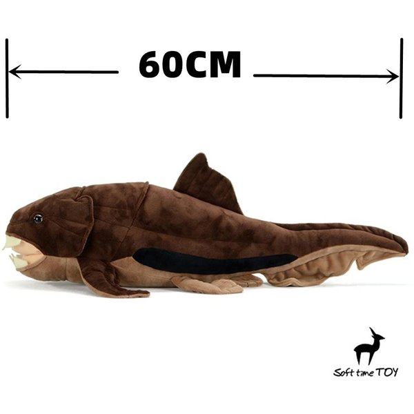 Dunkleosteus Terrelli Alta Fidelidad Anime Lindo Peluche Peces Juguetes De Peluche Realistas Animales Arcaicos SimulacióN MuñEco Relleno Juguete NiñO-image