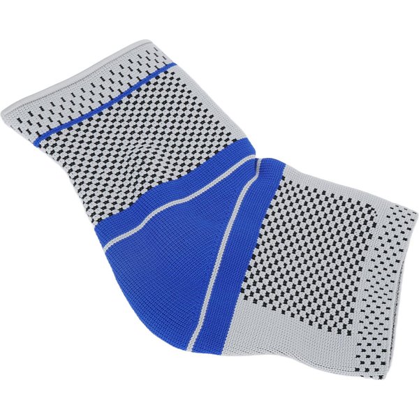 Tobillera Deportiva Ajustable Transpirable Alivio Del Dolor Soporte De Manga De Tobillo De Silicona Para Fascitis Plantar M(For 4-6.5Kg) Gray-image