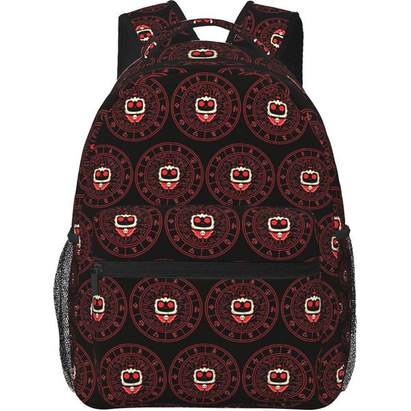 Mochila Escolar Para Estudiante Jugador De Cosplay Divertido Cult Of The Lamb Mochila De Senderismo Viaje Mochila De DíA Para Hombres Mujeres Mochila Para Libros Bolsos De Hombro One Size Black-image