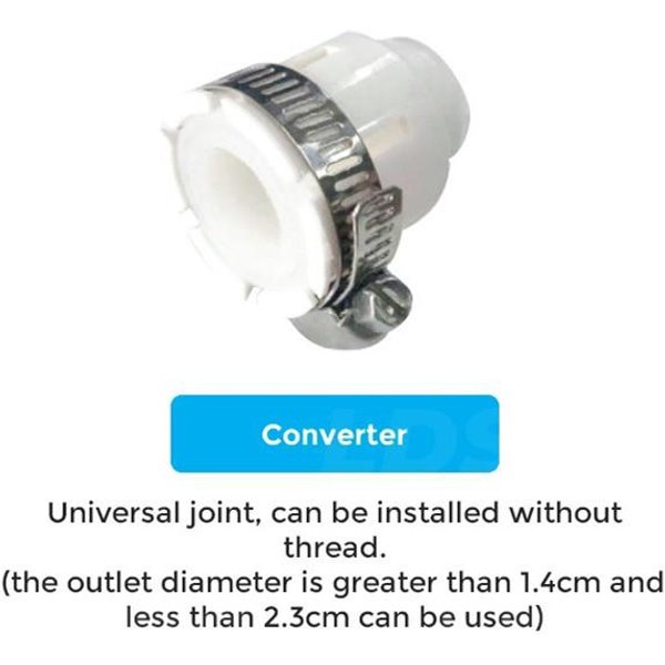 Elemento De Filtro De Agua Elimina Cloro Metales Pesados Cabezal De Ducha Filtrado Purificador De BañO Suaviza Agua Dura 10 Piezas Grifo White-image