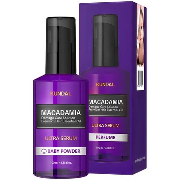 Kundal Ultra Serum Esencja Do WłOsóW Zapach Baby Powder 100Ml – PielęGnacja Zapachowa, PołYsk, KoreańSka 100Ml Black-image