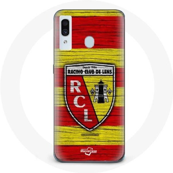Funda - Maniacase - Samsung Galaxy A20 - Lente RCL - Amarillo Y Rojo - Flexible Negro-image