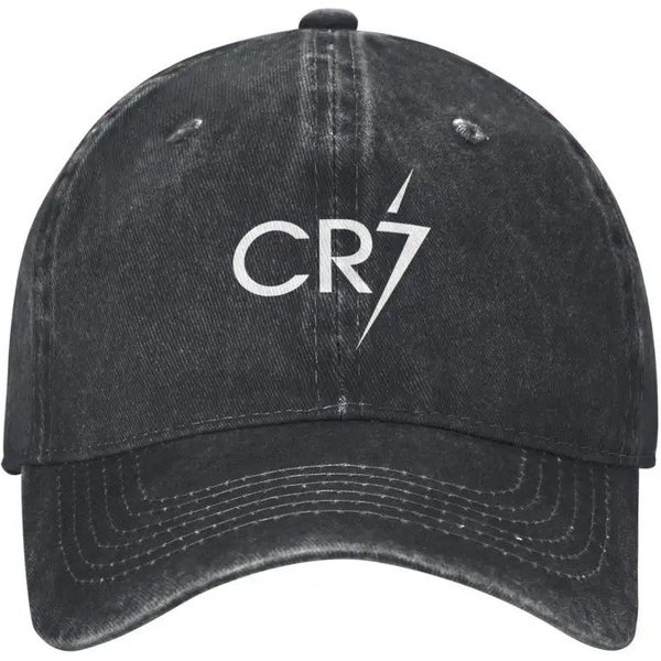 Nowa Moda Cr7 PiłKarskie Czapki BawełNiana Czapka Baseballowa Regulowana MężCzyźNi Kobiety Czapka Trucker Ochrona Przed SłOńCem Na ZewnąTrz Moda Adjustable Gray-image