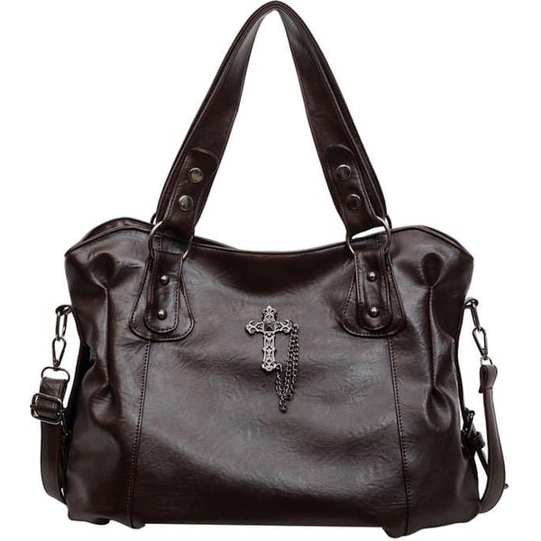Damska Torba Typu Tote O DużEj PojemnośCi, Torba Na Jedno Ramię, Torba Crossbody Kawowy-image