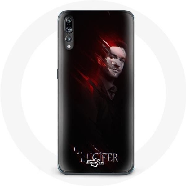 Funda Para Huawei P20 - Lucifer - Negra - RíGida - ProteccióN - Mixta Negro-image