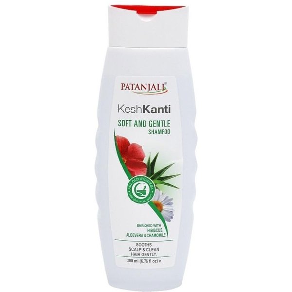 Champú Suave Y Delicado Suavidad Y Ternura Patanjali Kesh Kanti 200 Ml-image