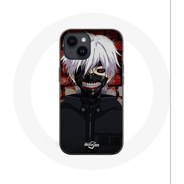 Funda - Maniacase - Iphone 14 - Tokyo Ghoul Kaneki Ken - Flexible - Negra-image