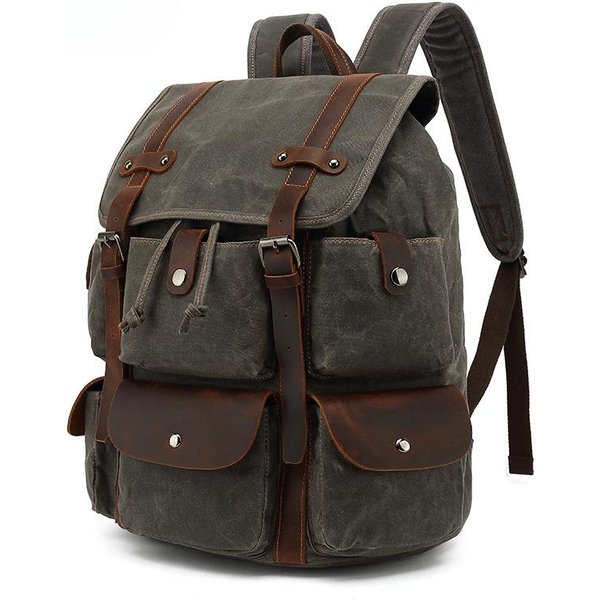 Mochila Mochila De Viaje Para Hombre Bolsa De Viaje Deportiva Bolsa De Senderismo Bolsa Para Estudiantes Gris-image