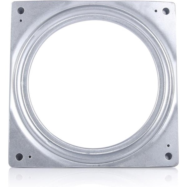 Plato Giratorio De Metal Cuadrado De 6 Pulgadas Para Tv, Escritorio, Plato Giratorio Lazy Susan, Rodamiento-image