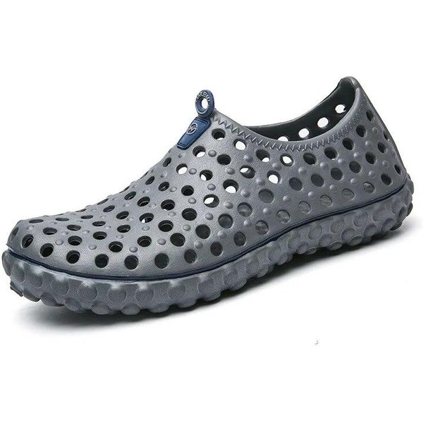 MęSkie Buty Ogrodowe Kapcie PlażOwe Unisex Hollow Outdoor Casual Damskie SandałY PlażOwe Klapki Japonki Buty MięKkie AntypośLizgowe Kapcie MęSkie 44 Kolor Szary-image