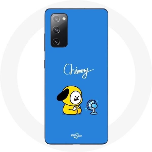 Funda Para Samsung Galaxy S20 FE Bangtan BTS BT21 Chimmy Jimin Fondo Azul-image