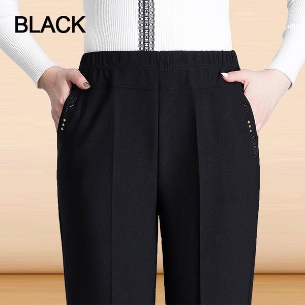 XL-8XL Oversize Spodnie Na Co Dzień Damskie DłUgie LuźNe Spodnie Wysokiej Talii Damskie Nowe Wiosenne/Jesienne Spodnie Kobiece RozciąGliwe Spodnie Xxl-image