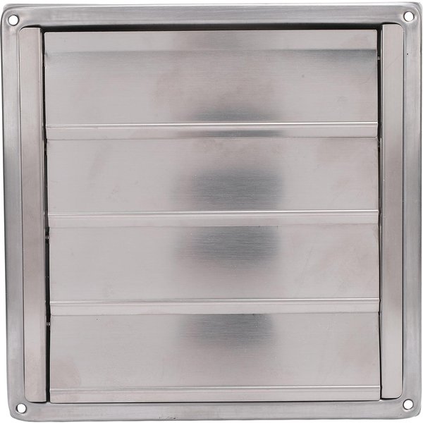 Cubierta De VentilacióN De Secadora Con Aletas MóViles Desmontables Cuadrada 125Mm Acero Inoxidable A Prueba De Viento Y Lluvia Exterior-image