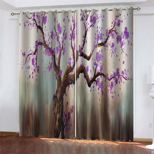 Cortina De PoliéSter Con DiseñO De Hojas Elegantes Y Modernas De Lujo En 3D, Barata, Con Sombreado Fino, Para Sala De Estar, Dormitorio, DecoracióN Del Hogar, Gancho, 2 Piezas 100W130H(Cm)40X51In&Grommet Top-image