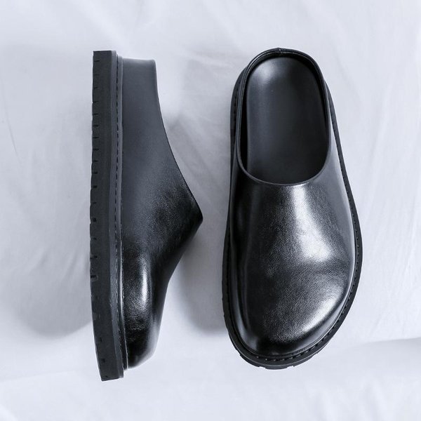 SkóRzane Buty Dla MężCzyzn Buty MężCzyzna Wysoka Jakość Projektant Klapki Formalne Buty MężCzyzna Codzienna Moda Biznes 39 Gray-image