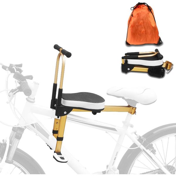 Lixada Bicicleta De MontañA Asiento De Seguridad Para NiñOs Asiento De Ciclismo Acolchado Para NiñOs Bicicleta Infantil Montada Delantera Type A-image