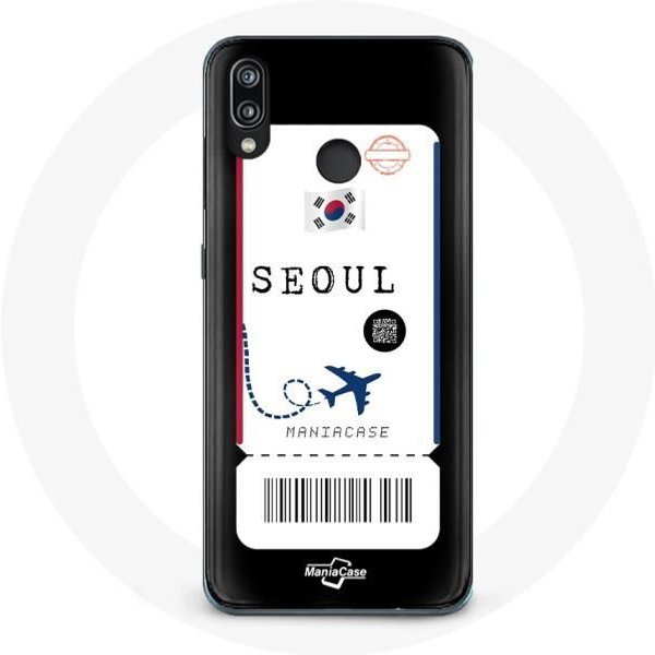 Funda - Maniacase - Huawei P20 Lite - Billete De AvióN - Flexible - ProteccióN SintéTica-image