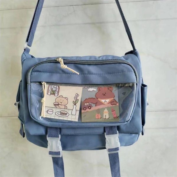 Bolsos Cruzados Impermeables Para Mujer Bolsos De Hombro Moda Juvenil Bolso De Mano Para Dama Bolso Mensajero Bolsas Escolares Para Adolescentes NiñAs Negro-image