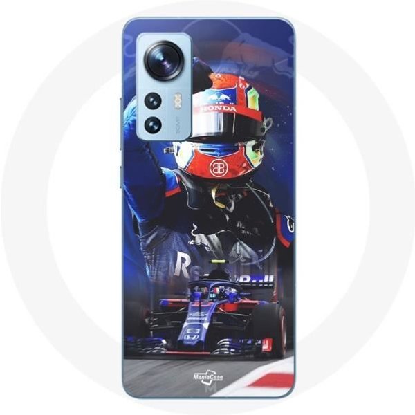 Funda Para Xiaomi Mi 12 / 12X FóRmula 1 Pierre Gasly Piloto De Automovilismo F1 Rojo Azul-image