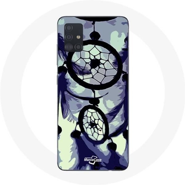 Funda Samsung Galaxy A51 AtrapasueñOs Morado Gris Y Negro-image