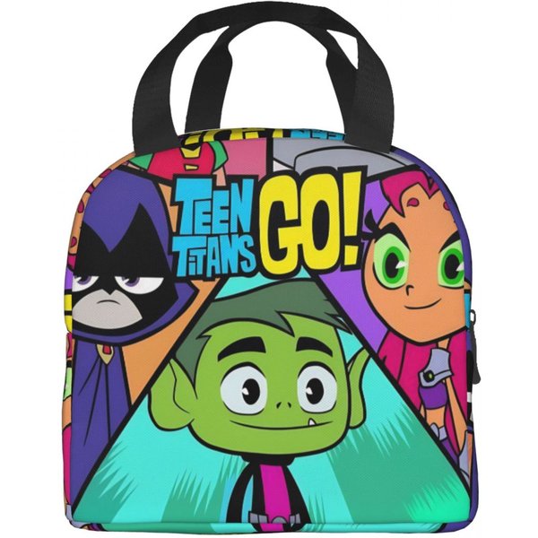 Fiambrera Para Adolescentes Titans Go Chico Bestia Merchandising Contenedor De Almuerzo Nueva Llegada Refrigerador TéRmico Fiambrera Para Viajes Option 1-image