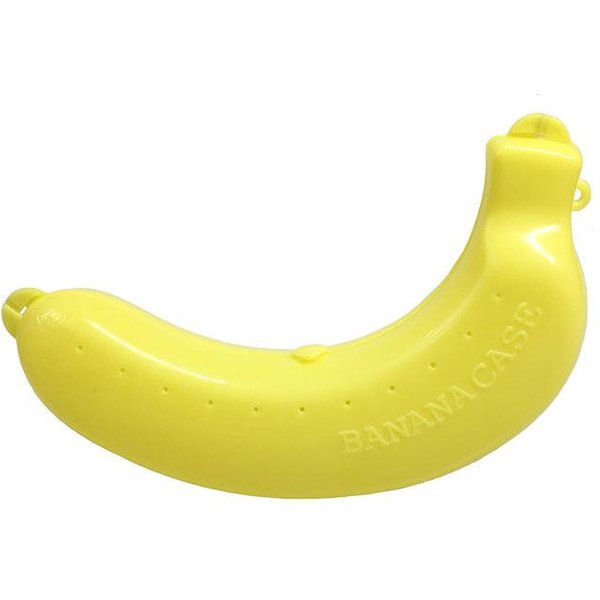 Caja De Almacenamiento De PláTanos Para Viajes Al Aire Libre, Linda Caja Protectora De PláTanos, Contenedor Para Viajes Al Aire Libre, Caja De Almacenamiento De Frutas Para El Almuerzo Amarillo-image