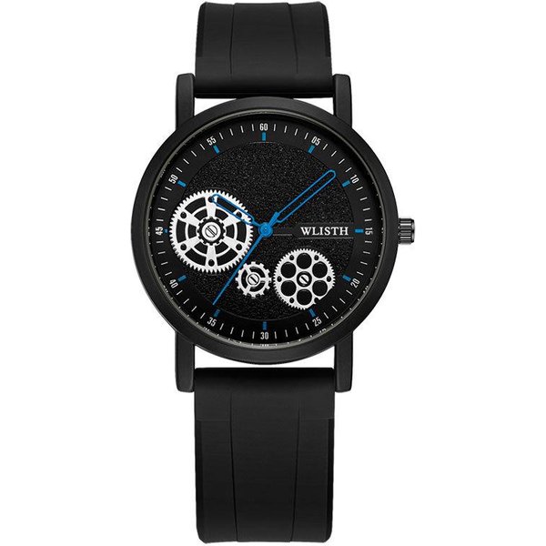 Reloj Para Hombre Moda Temperamento Reloj Para Mujer Reloj De Cuarzo Reloj Para Estudiante Mujer Reloj Para Hombre Black-image