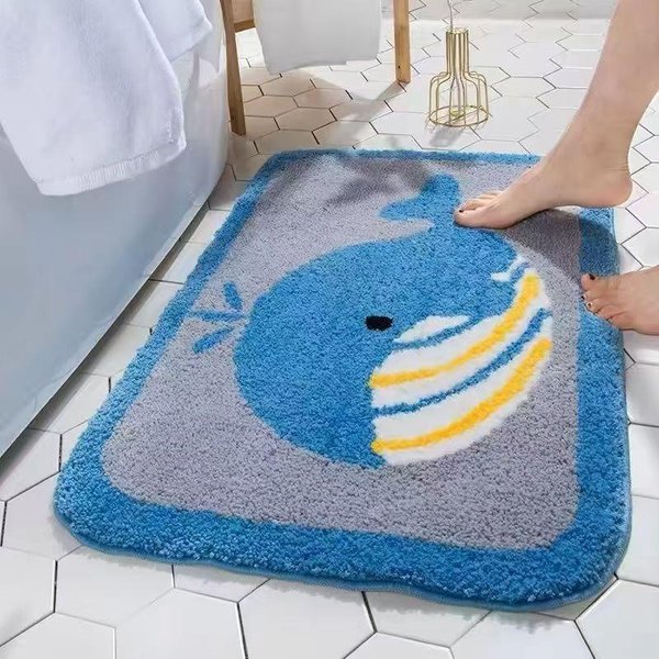 Imitacja Kaszmiru Mata łAzienkowa PodłOgowa Toaleta Toaleta Drzwi Toaletowe ChłOnna Mata Pod Stopy Domowy Dywan 120X180Cm47.2X70.8In-image