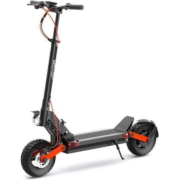 Scooter éLectrique Joyor S8 - Moteur 600 W -- Batterie 48 V-26 Ah - Pneus 10 Pouces Pliable - Noir-image