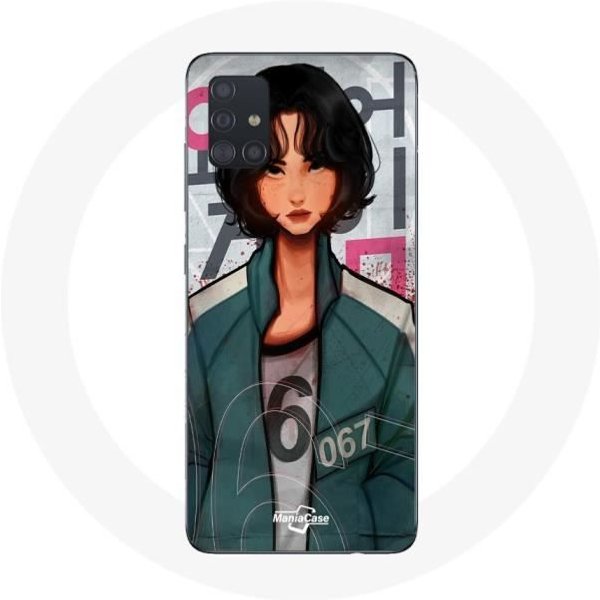 Funda - Samsung - Galaxy A51 - Flexible - Blanco - Squid Game Kang Sae Byeok-image