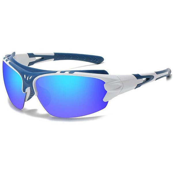 Gafas De Sol Deportivas Polarizadas Con ProteccióN UV400, Gafas De Ciclismo Para Hombres Y Mujeres, Para Correr Al Aire Libre, Conducir Y Pescar Azul-image