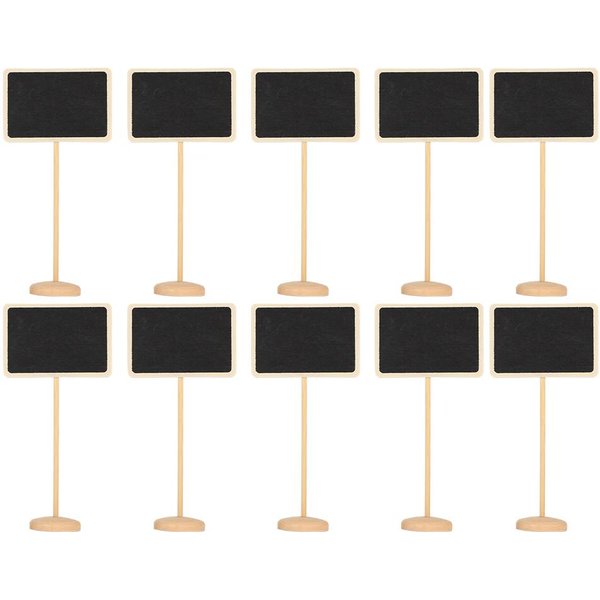 10 Szt. Mini Tabliczki Kredowe Tablica Kredowa WizytóWki Dekoracje Na Stół Wazony-image