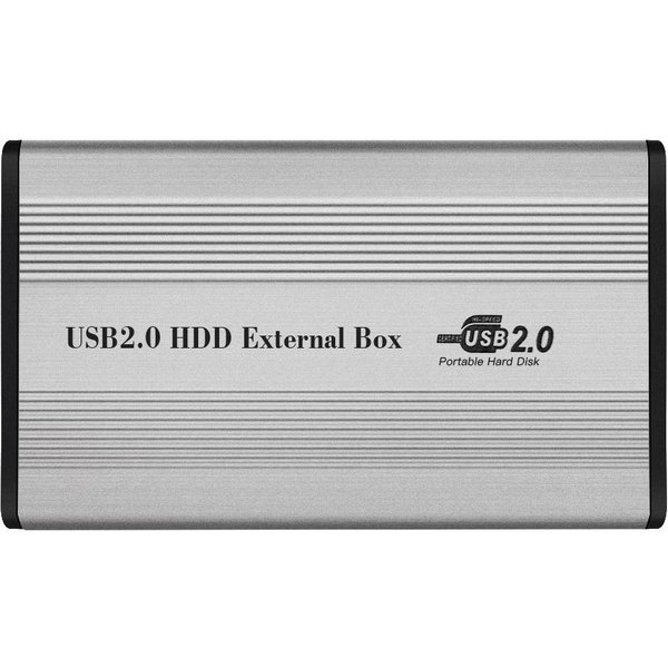 Obudowa Dysku Twardego USB2.0 Na IDE Obudowa Dysku Twardego IDE 2.5 PrzenośNy Dysk Twardy IDE Srebro-image