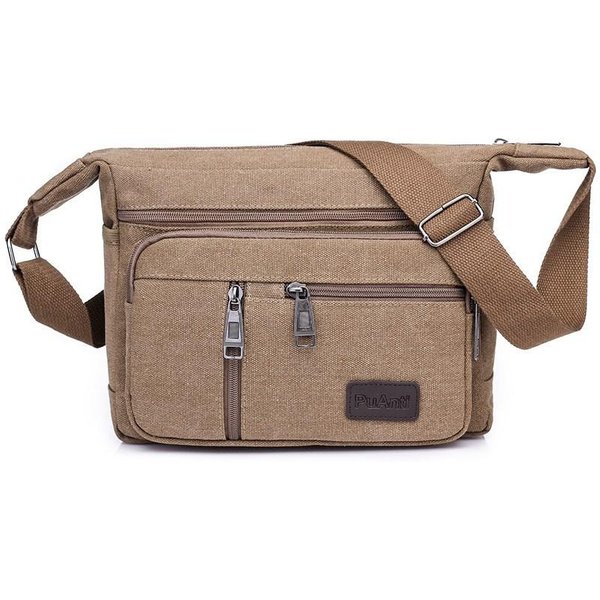 MęSkie PłóCienne Torby Na Ramię Casual Tote Travel MęSka Torba Crossbody Luksusowe Torby Kurierskie Moda Wysokiej JakośCi Torebka-image