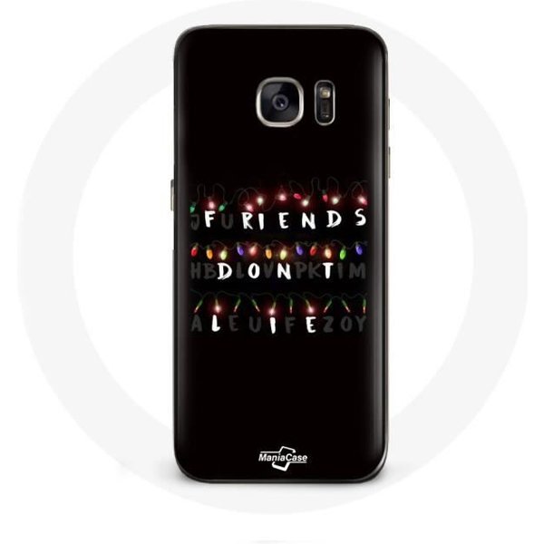 Funda Para Samsung Galaxy S6 Edge Stranger Things PóSter Friends Don't Lie Feliz Navidad-image