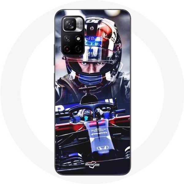 Funda - Maniacase - Redmi Note 11 5G - FóRmula 1 - Pierre Gasly - Flexible Rojo Azul Rojo-image